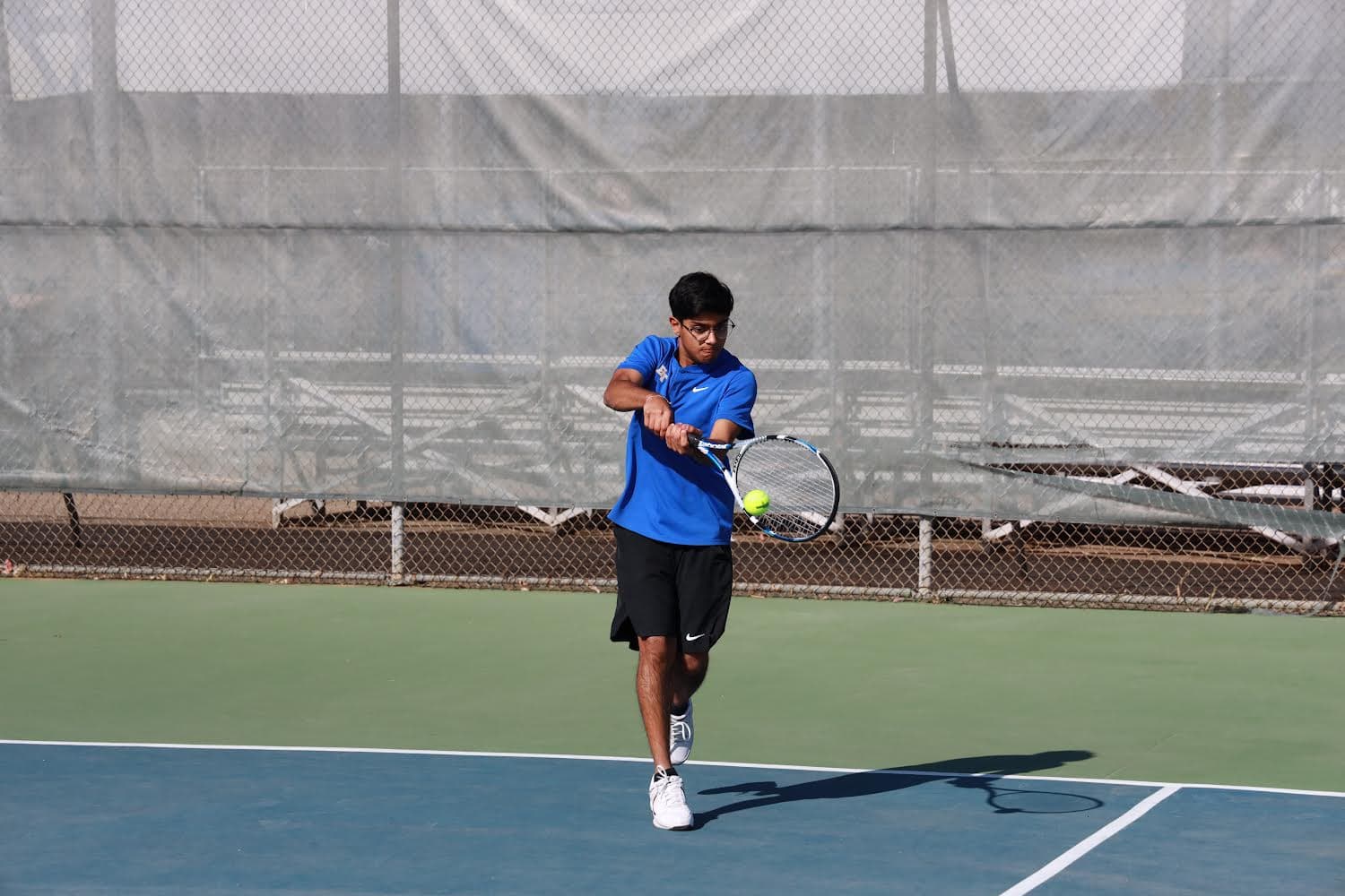 Tennis Racket and Court